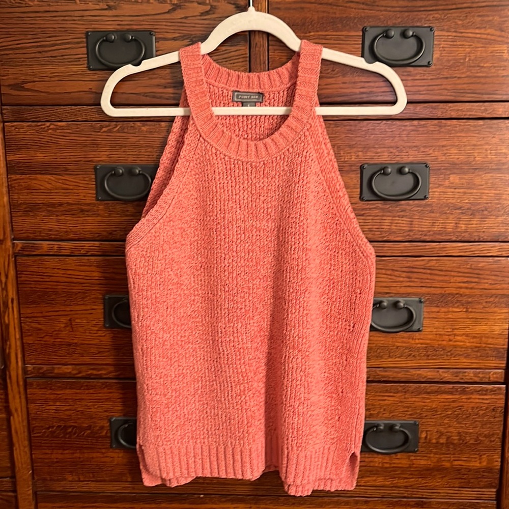 JCrew high neck sweater tank Size L